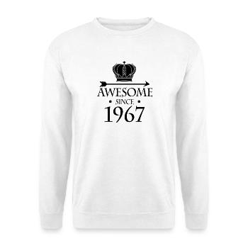 Jahrgang 1967 - Fantastisch seit 1967 - Unisex Pullover - Weiß - Vorne