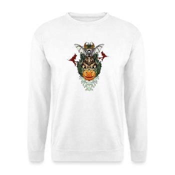Design d’Halloween amusant - Sweat-shirt Unisexe - blanc - Devant
