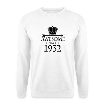 Jahrgang 1932 - Fantastisch seit 1932 - Unisex Pullover - Weiß - Vorne