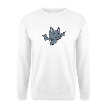 Chauve-souris - Sweat-shirt Unisexe - blanc - Devant