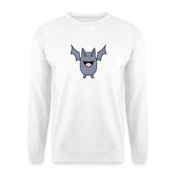 Chauve-souris - Sweat-shirt Unisexe - blanc - Devant