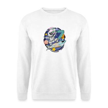 7 anniversaire Astronaut Rockets Space - Sweat-shirt Unisexe - blanc - Devant