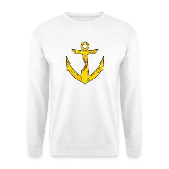 Cheese Anchor - Unisex Sweatshirt - white - Front