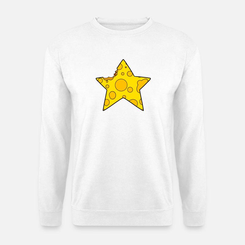 Cheese Star - Unisex Sweatshirt - white