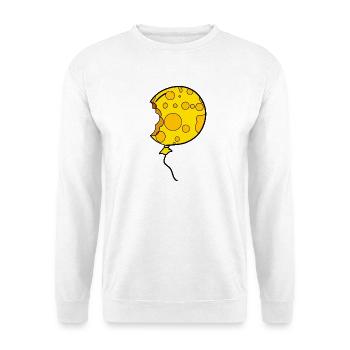Käse Ballon - Unisex Pullover - Weiß - Vorne