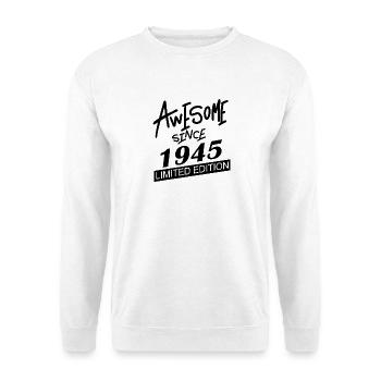 1945 - Jahrgang 1945 - Unisex Pullover - Weiß - Vorne