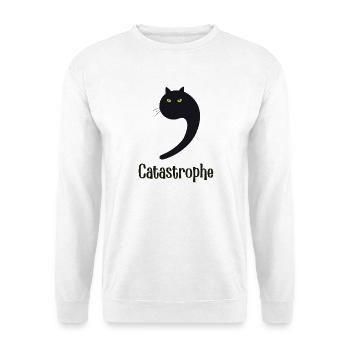 Catastrophe Cat Cats Disaster - Unisex Sweatshirt - white - Front