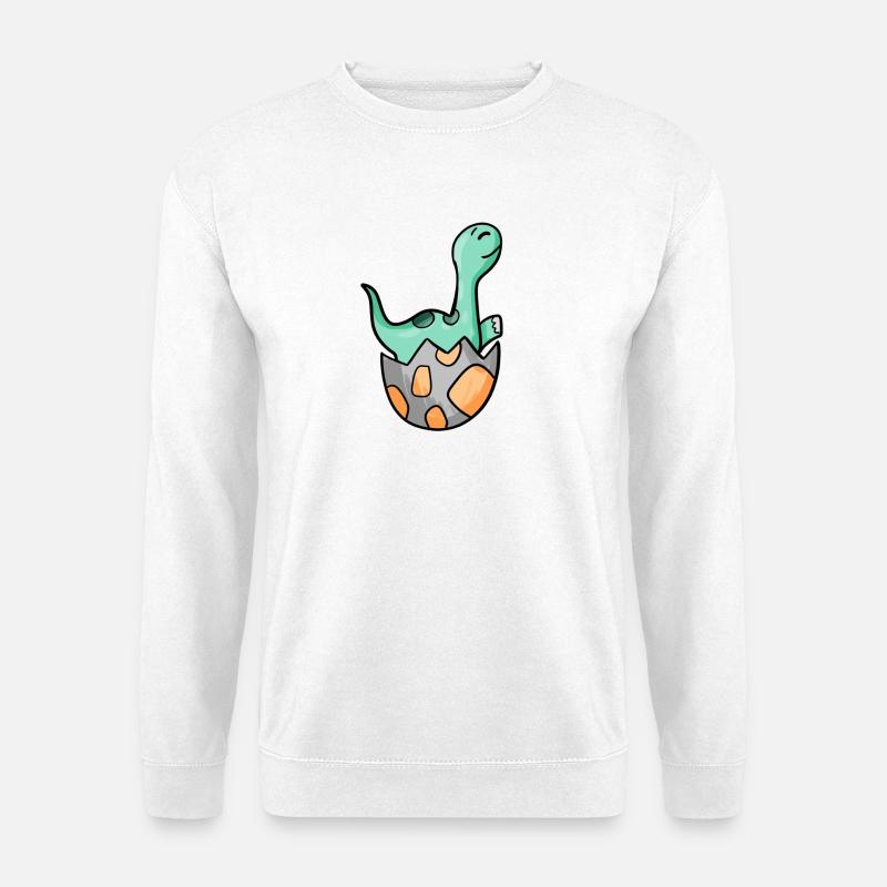 Dinosaur Egg Dino Motif - Unisex Sweatshirt - white