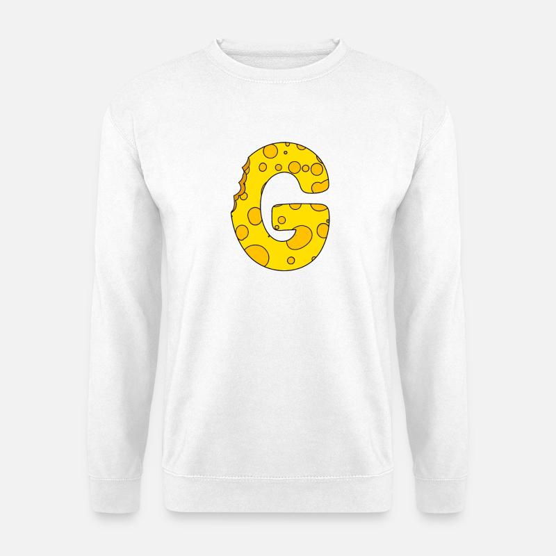 Letter G - Unisex Sweatshirt - white