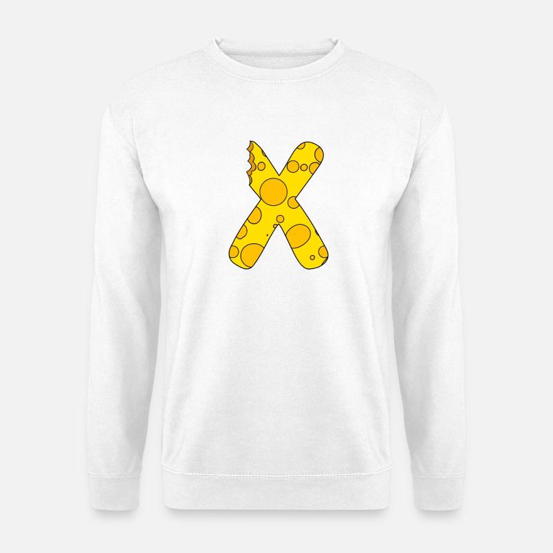 Buchstabe X - Unisex Pullover - Weiß