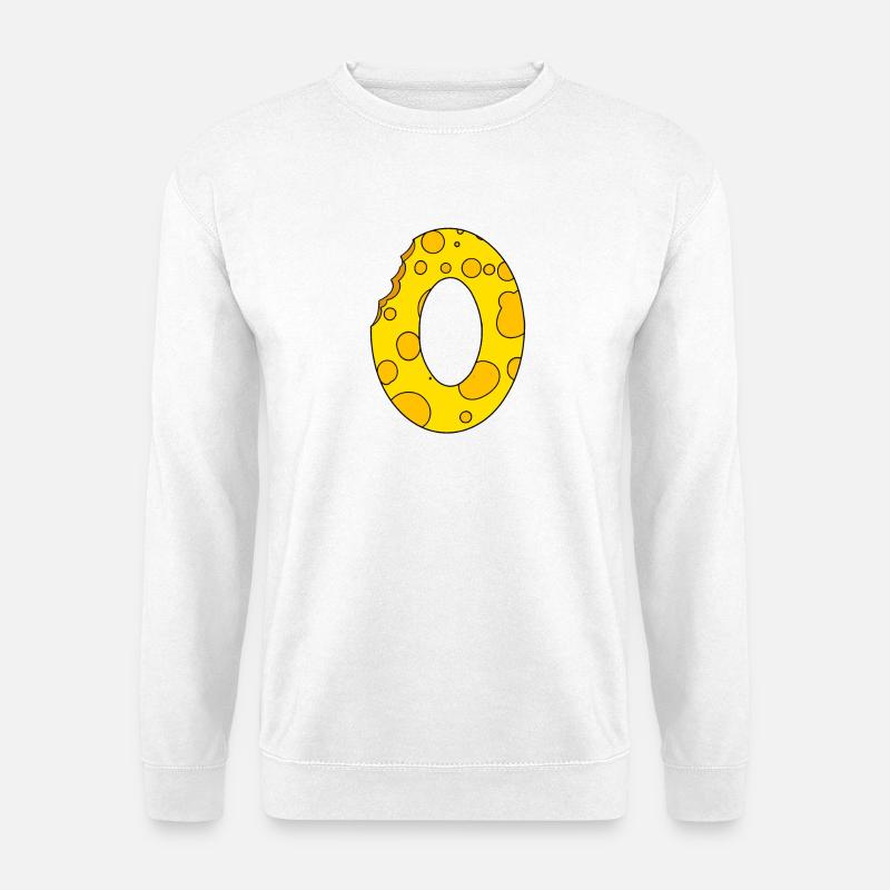 Buchstabe O - Unisex Pullover - Weiß