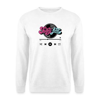 Funky Liebe - Unisex Pullover - Weiß - Vorne