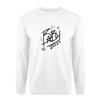 Bébé 2023 - Naissance Enceinte 2023 Grossesse - Sweat-shirt Unisexe - blanc - Devant