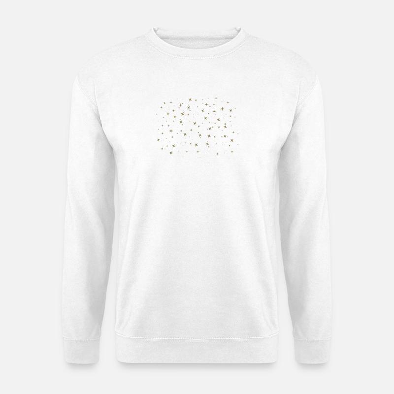Sterne Sternenhimmel Galaxie Milchstraße - Unisex Pullover - Weiß