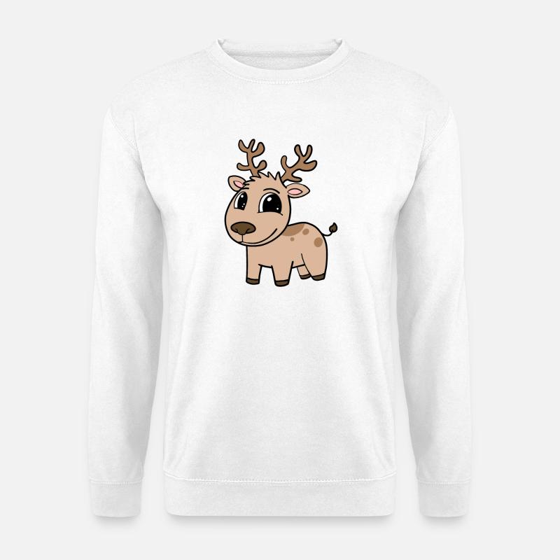 Roe deer - Unisex Sweatshirt - white