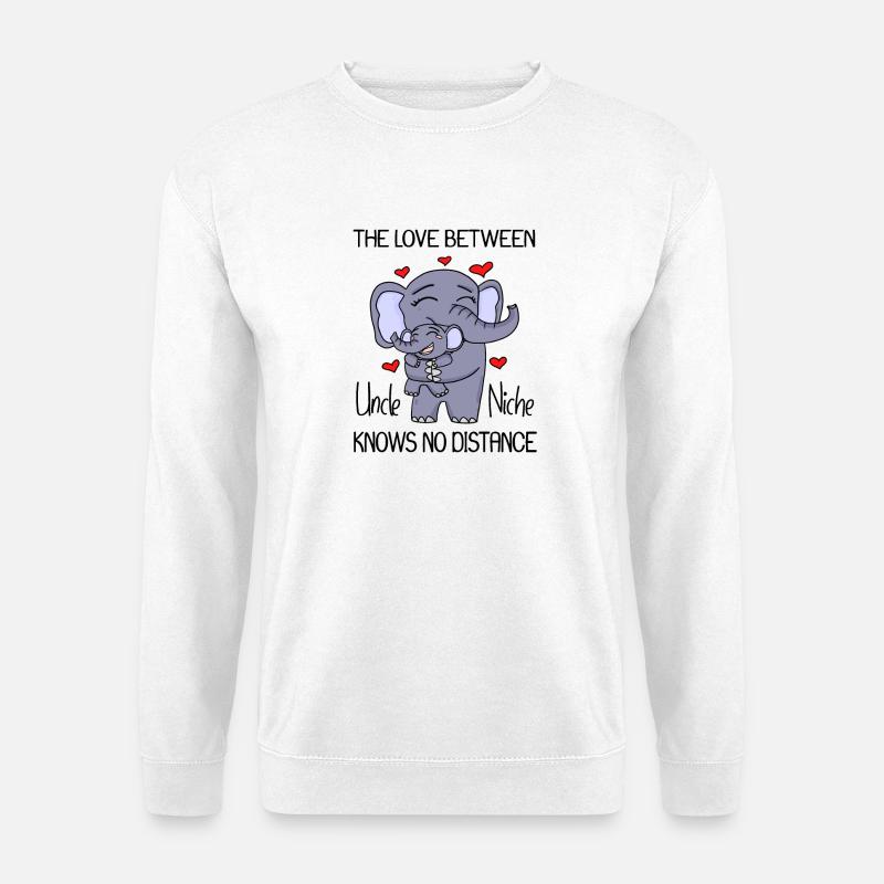 Love between uncle and niece - Unisex Sweatshirt - white
