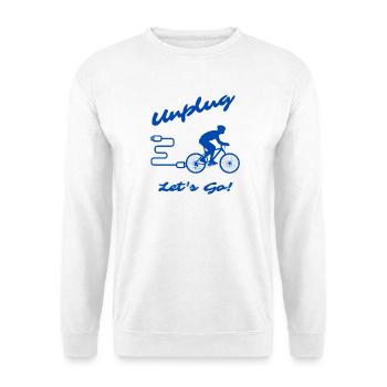 Unplug Let's Go - Unisex Pullover - Weiß - Vorne