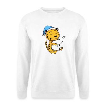 Guépard - Sweat-shirt Unisexe - blanc - Devant