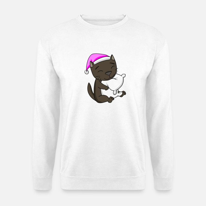 Chat race de chat La Havane - Sweat-shirt Unisexe - blanc