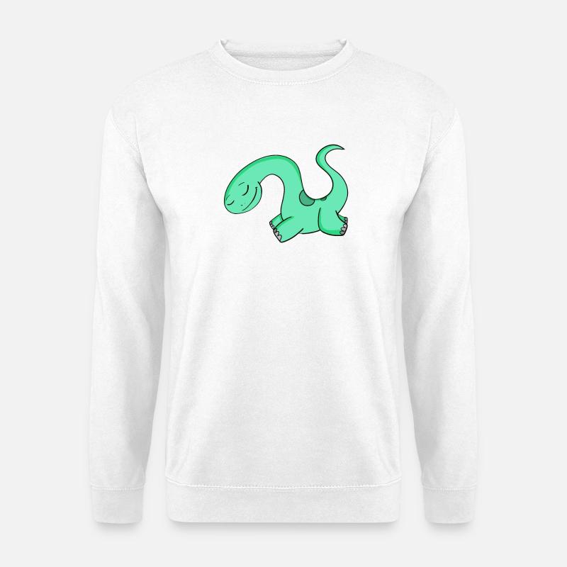 Dinosaur Motif - Unisex Sweatshirt - white