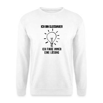 Gleisbauer - Unisex Pullover - Weiß - Vorne