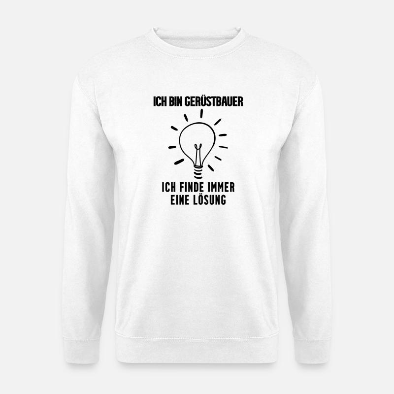 Gerüstbauer - Unisex Pullover - Weiß