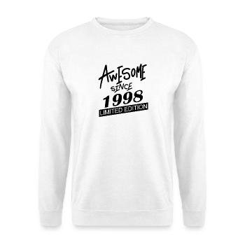 Fantastique depuis 1998 - né en 1998 - Sweat-shirt Unisexe - blanc - Devant