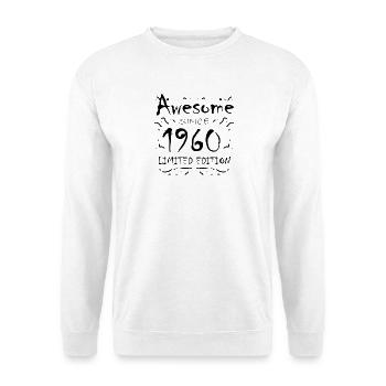 Fantastic since 1960 - born in 1960 - Unisex Sweatshirt - white - Front