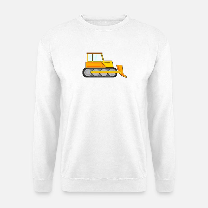 Remorque de construction - Sweat-shirt Unisexe - blanc