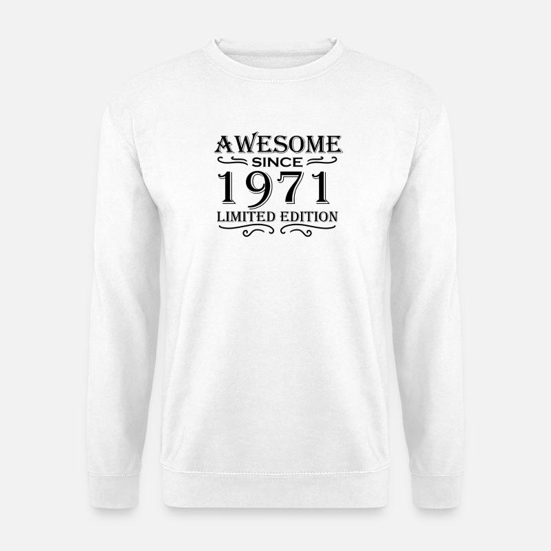 1971 - Jahrgang 1971 - Unisex Pullover - Weiß