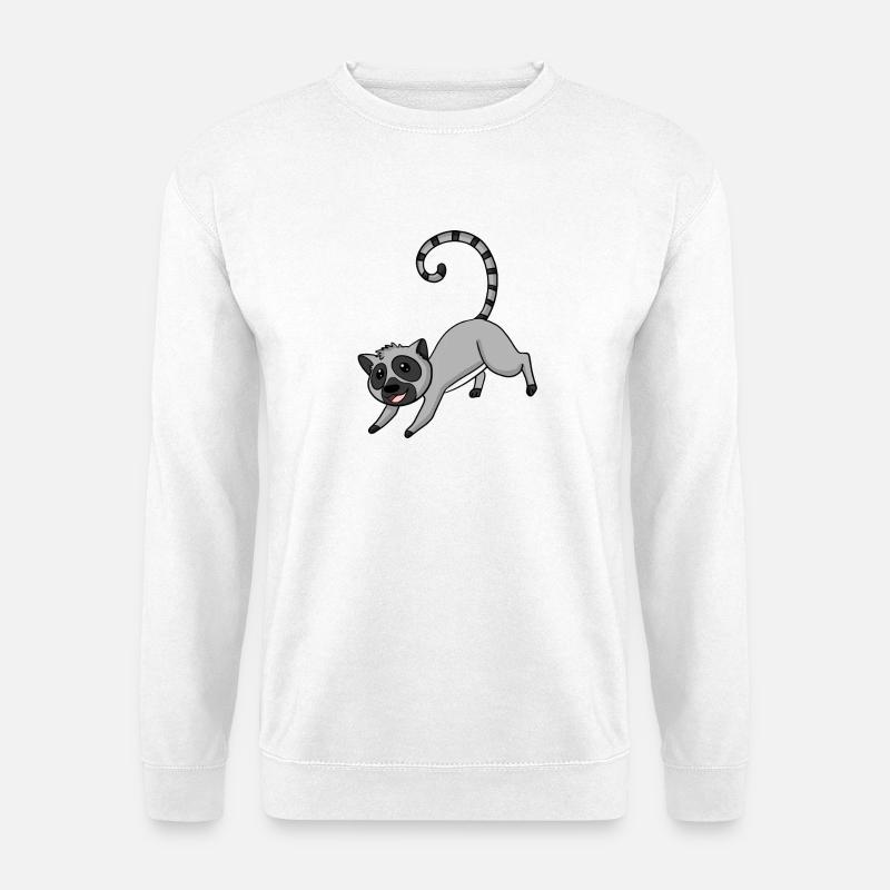 Lemur for children - Unisex Sweatshirt - white