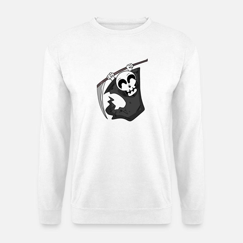 Grim Reaper is pleased - Unisex Sweatshirt - white
