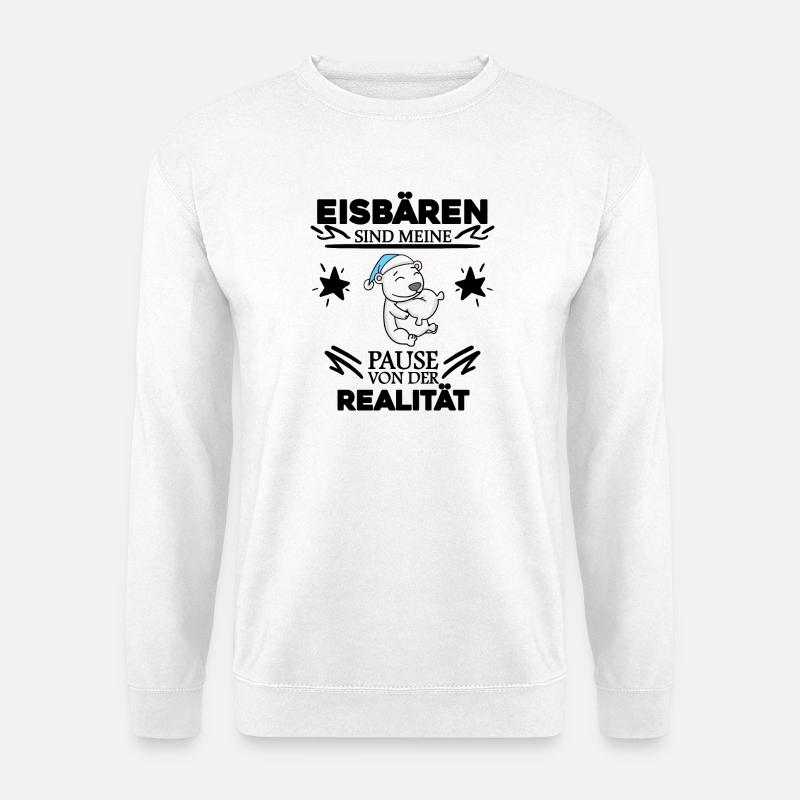 Eisbär - Unisex Pullover - Weiß