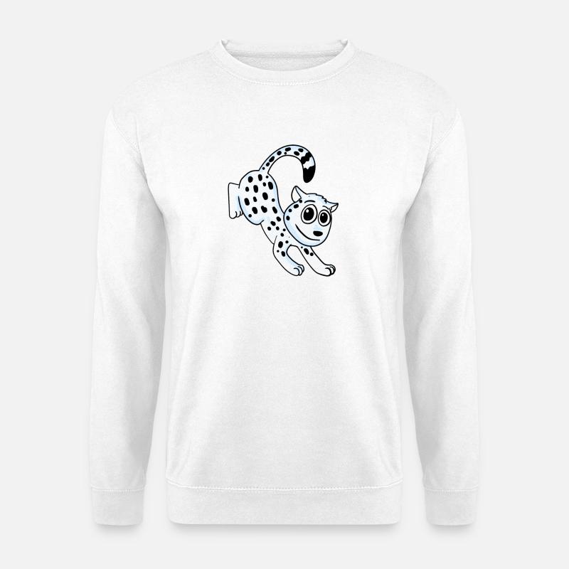 Snow Leopard Leopard - Unisex Sweatshirt - white