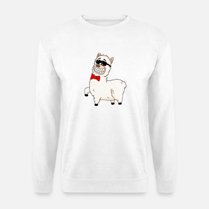 Cool Alpaca - Unisex Sweatshirt - white