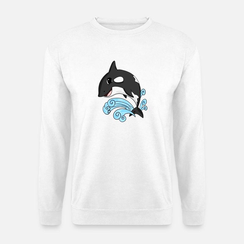 Killer whale - Unisex Sweatshirt - white