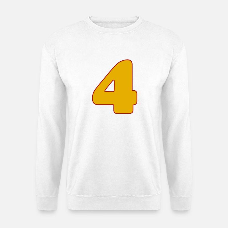 4 - Sweat-shirt Unisexe - blanc