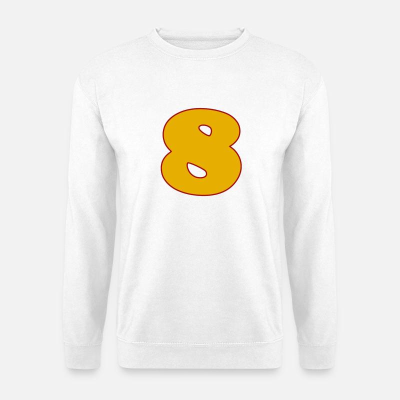 8 - Unisex Sweatshirt - white