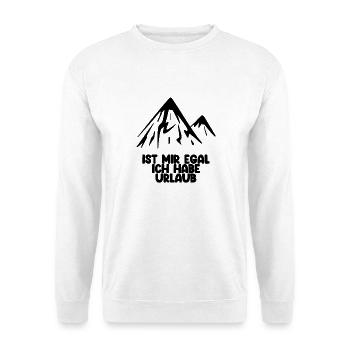Urlaub - Unisex Pullover - Weiß - Vorne