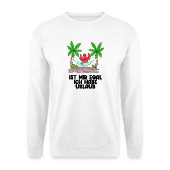 Urlaub - Unisex Pullover - Weiß - Vorne