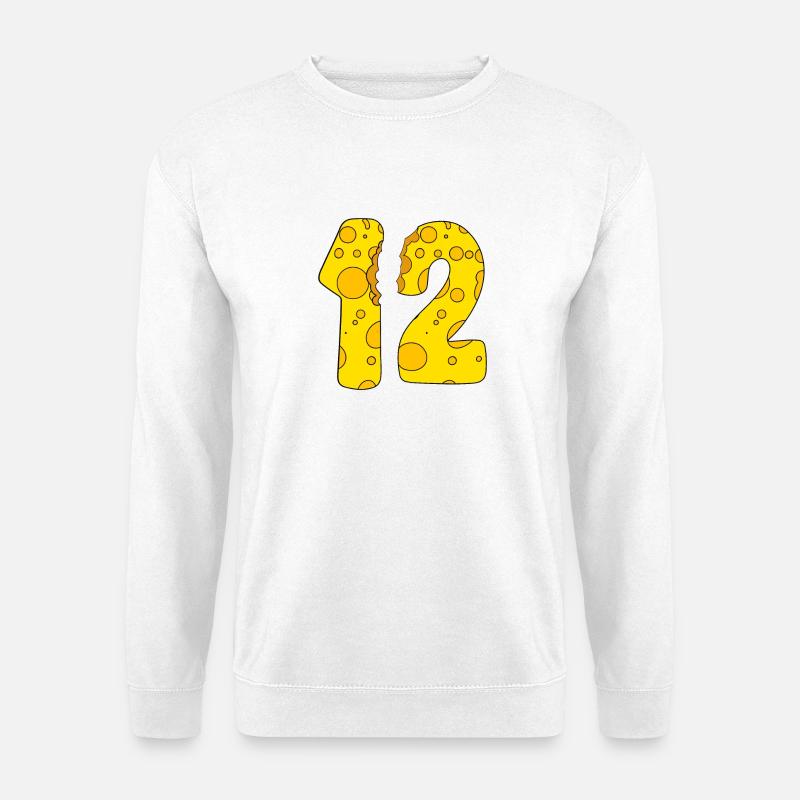 12 Jahre alt Käse - 12. Geburtstag Geschenk - Unisex Pullover - Weiß