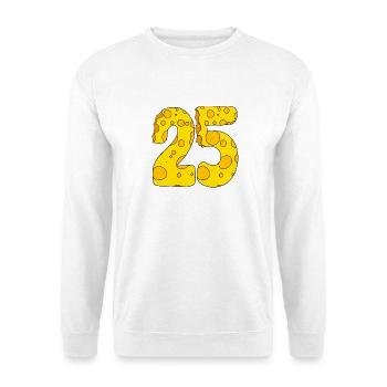 25 years old - 25th birthday gift - 1925 - Unisex Sweatshirt - white - Front