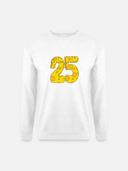 25 år gammel - 25-årsgave - 1925 - Genser unisex - hvit