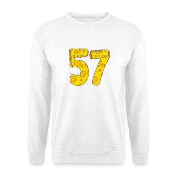57 Jahre alt - 57. Geburtstag Geschenk - 1957 - Unisex Pullover - Weiß - Vorne