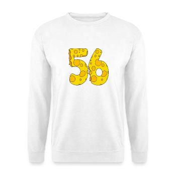 56 ans - Cadeau de 56e anniversaire - 1956 - Sweat-shirt Unisexe - blanc - Devant