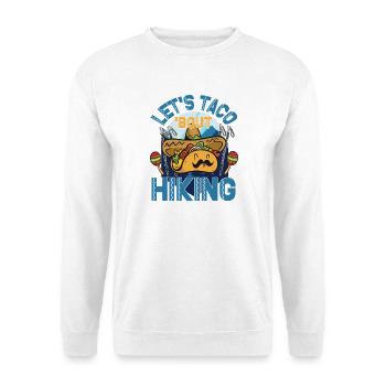 Let's Taco' Bout Hiking - Unisex Sweatshirt - white - Front