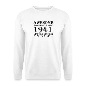 1941 - Unisex Pullover - Weiß - Vorne