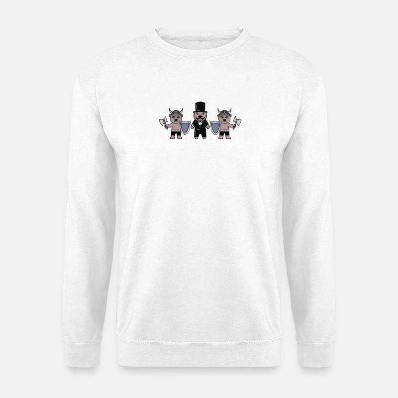 Groom Security Vikings - Unisex Sweatshirt - white