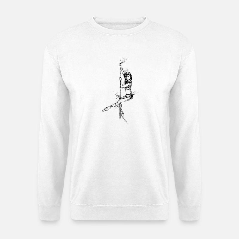 Pole Dance - Unisex Pullover - Weiß