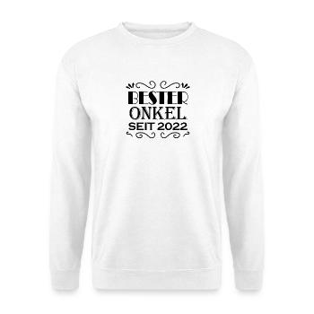 Bester Onkel seit 2022 - Unisex Pullover - Weiß - Vorne